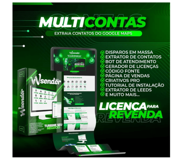 WaSender 3.3 Com Direto de Revenda + Video Tutorial