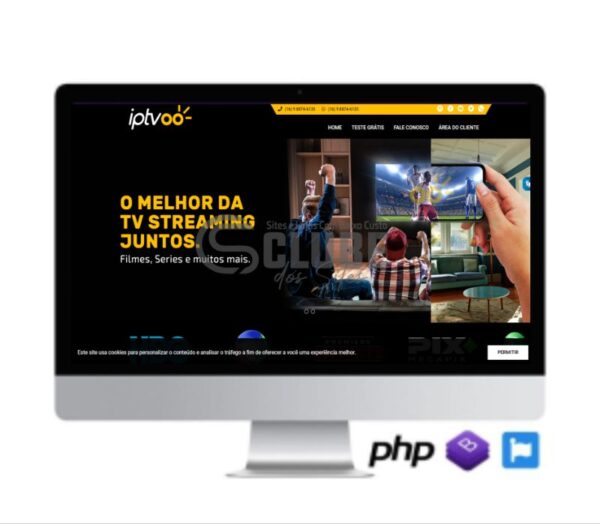 SCRIPT SITE PRONTO PARA IPTV EM PHP COD-8004